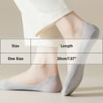 thumbnail image 3 of Ankle Socks - Women's Thin no Show Low Cut Liners Socks for Loafer Hidden Breathable non , Socks for Women,Color: Light Gray Size: One Size, 3 of 5