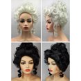 thumbnail image 4 of Guardurnaity Cabello artificial femenino Decoración universal Simulación Pelucas rizadas Vestir a la moda Accesorio de belleza Puesta en escena Cuidado del cabello Negro Guardurnaity CE014568-01, 4 of 6
