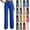 18# Blue, variant on 2026 Women's High Waisted Straight Leg Simple Suit Trousers, Classic Business Straight Flowy Suit Pants, Dressy Pants Khaki XL