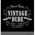 thumbnail image 1 of Creative Converting 725567 Vintage Dude - Nappe, Plastique, Bordure Imprimée - Lot de 6, 1 of 1