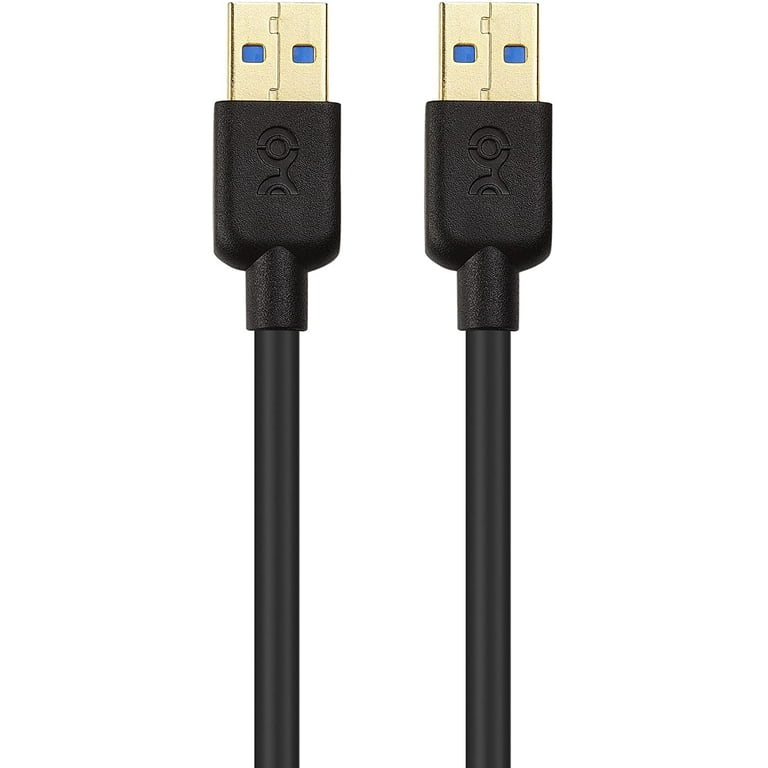 Cable Matters USB to USB Cable (USB Male to Male Cable) in Black – 6 Feet 