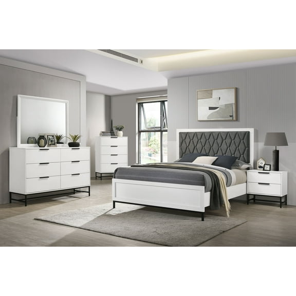 Sonora 5-piece California King Bedroom Set White