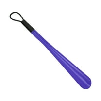 Unique Bargains 1 Pc Sling Long Handle Hangable Shoe Horn for Shoe 18.5"x1.77" Blue