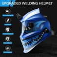thumbnail image 3 of Casco de soldadura TRQWH KTS-JD03 con oscurecimiento automático True Color, 3 of 9