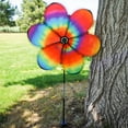 thumbnail image 4 of In the Breeze 2630 — 19-inch Tie Dye Daze Flower Spinner — Mesmerizing, Colorful Wind Spinner for Yards and Gardens, 4 of 5