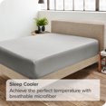 thumbnail image 2 of Bare Home Deep Pocket Fitted Sheet - Ultra-Soft Wrinkle Resistant Microfiber, 2 of 7
