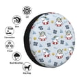 thumbnail image 4 of Fotbe Swimming Shark Funda de Llanta de Repuesto con Estampado, Engrosada, Ajuste Universal para Jeep, Remolque, RV, SUV, Camión-14 inch, 4 of 6