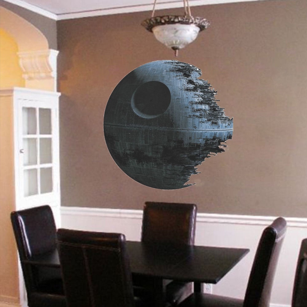 45 45cm Movies Star Wars Death Star Art Wall Stickers Decals Mural