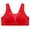 Red, variant on SHTXOZHI Women's Comfort Full Coverage Bras Hollow Out Breathable Bras Push Up Everyday Bras