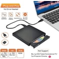 thumbnail image 4 of Unidad externa de CD/DVD Gingo Player USB para ordenador portátil o de escritorio, 4 of 9