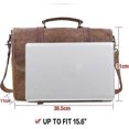 thumbnail image 4 of 2024 New Men's Shoulder Bag Briefcase Laptop Bag Waterproof Canvas Large Work Bag Shoulder Bag Men's Women's, 4 of 5