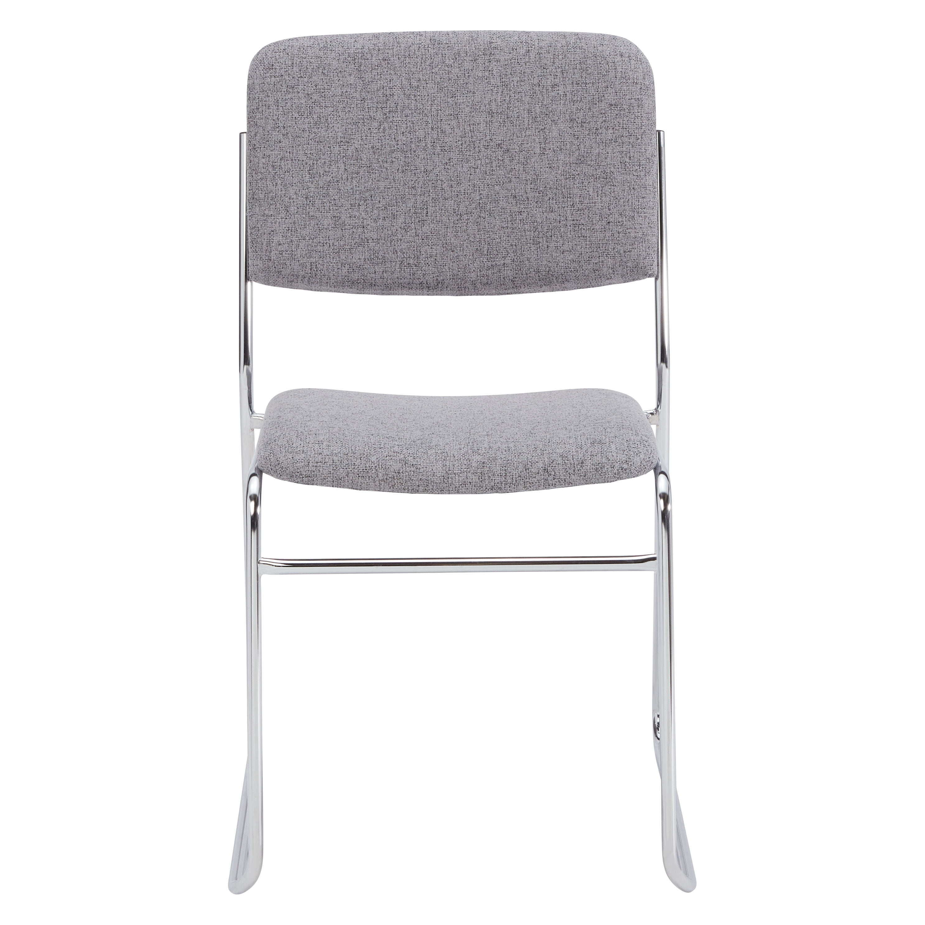 (4 Pack) NPS 8600 Series Fabric Padded Signature Stack Chair, Classic Gray