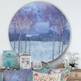 thumbnail image 2 of Designart 'Evening Serenade II' Art Mural Rond en Métal Style Ferme - Disque de 36, 2 of 5