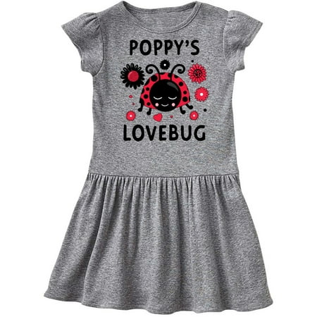 

Inktastic Valentine s Day Poppy s Lovebug Gift Toddler Girl Dress