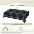 thumbnail image 6 of Rectangle Table Cloth, Scottish Clan Syme Tartan Plaid Resistant Washable Tablecloth Decorative Table Cover for Dining, Indoor and Outdoor, 6 of 6