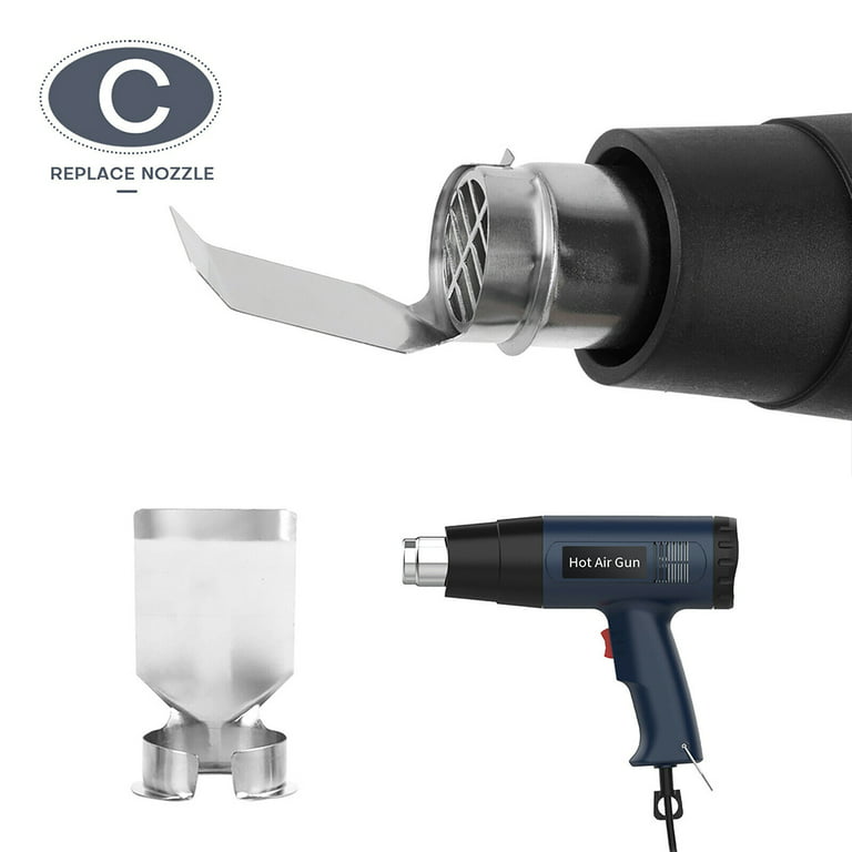 Cordless Heat Gun With 4 Nozzle, Led Light Max 1022°F(550°C) Heat Gun for  Crafts, Shrink Tubing, Resin & Decorating
