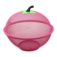 thumbnail image 2 of Cesta De Fruta De Malla Con Tapa, Cesta De Alambre De Metal Para Restaurantes, Mostrador De Cocina BLESIY Canasta de frutas, 2 of 8