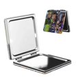 thumbnail image 1 of Qekee Monster High Print Compact Makeup Mirror Folding Mini Pocket Mirror Portable Hand Mirror Double-Sided 2 x 1x Magnification for Woman Girls-Square, 1 of 9