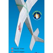 Guillow's: Build-N-Fly Model Kit - Flyboy 4000 - Level 4 Learning Series, All-In-1 DIY Airplane Construction Project, Laser Cut Balsa Wood, Craft Set