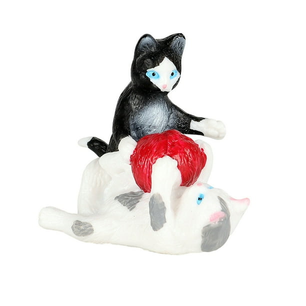 Juguete modelo Animal de simulación para niños gato doméstico gato jugando gato Wmkox8yii shdjk2249