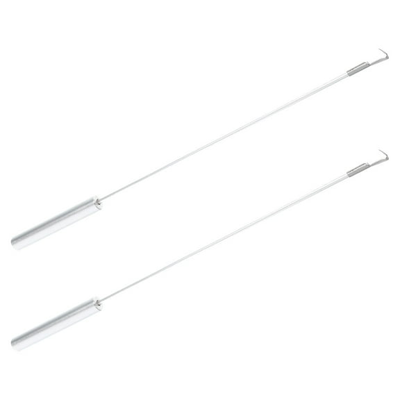 HOOWIFFY 2pcs Clock Pendulum Pendulum Replacement For Wall Clocks Metal Silver