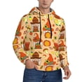 thumbnail image 2 of Cauagu Autumn Gnomes for Men's Pullover Hooded Sweatshirt Athletic Casual Hoodie Aautumn Hoodie Sweatshirt for Men Pullover Casual Hooded Sweatshirt-Large, 2 of 7