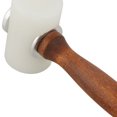 thumbnail image 4 of T forma de cuero de nylon martillo mango de madera de cuero tallado mazo herramienta de artesanía, 4 of 8
