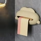 thumbnail image 5 of Portabolsas de basura de pared Little Monsters | Organizador de bolsas de basura sin taladro para cocina y baño | Dispensador de plástico ABS en verde, beige, gris y amarillo, 5 of 6