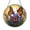 Acrylic 3.5 Inch, variant on Stained Glass Window Hanging Monarch Butterfly Sun Catcher, Lavender Floral Glass Panel with Chain for Window Home Decor, Indoor Wall Art Window Decoration, Nature Inspired Window Suncatcher Gift