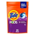thumbnail image 1 of Tide PODs Laundry Detergent, Spring Meadow Scent, 3-in-1 Stain Remover, Odor Fighter, Color Protector, Concentrated Laundry Soap Pacs, 31 Count, 1 of 24