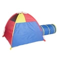 thumbnail image 4 of Pacific Play Tents Hide Me Tent and Tunnel Combo - Blue, Red, Yellow 51" x 51" x 43", Child, 4 of 13