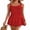 Red, variant on Ekouaer Women One Piece Swim Dress Tummy Control Bathing Suits Skirted Swimsuits Retro Swimwear
