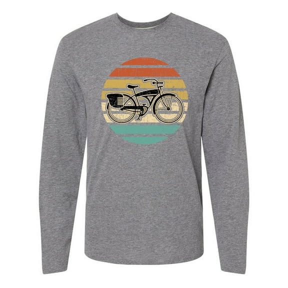 Inktastic Cycling Vintage Bicycle for Cyclist Long Sleeve T-Shirt