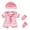 Pink, variant on Loespoir Reborn Doll Girl Clothes, 30cm Doll Outfits For 12 Inch Doll, Simulation Doll Clothing Set, For Toy Gifts, Puzzle Playhouse, Fashion Dress Up, Baby Dolls Accessories(Red)