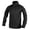 Black, variant on Cargo Long Sleeve Top for Men Half Zip Stand Collar Color Block Outdoor Hiking Trip Workout Pullover XL