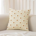 thumbnail image 3 of Fundas de almohada de jacquard con diseño de girasoles, cuadradas, para sofá, cama, sala de estar, juego de 2, 18.0 x 18.0 in, 3 of 5
