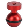 thumbnail image 3 of Mini Ball Head Diving Light Ball Head Aluminium Alloy Hard Coating Anodizing Small Lightweight  Diving Flashlight Ball Head Fit for Phone DLSR Camera Mini Holder, 3 of 7