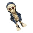 thumbnail image 2 of jinliangrun Skeleton Figurines Cool Exquisite Resin Skeleton Statue for Home Party Desk Decor Gift, 2 of 21