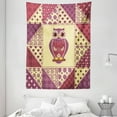 thumbnail image 1 of Owls Home Decor Wall Hanging Tapestry, Vintage Inspired Owl Pattern Invisible to Prey Nocturnal Mimicking Predator, Bedroom Living Room Dorm Accessories, 60 X 80 Inches, by Ambesonne, 1 of 1