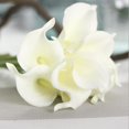 thumbnail image 4 of 9xPU Flor artificial Bouquet Boda Decoración floral Blanco Zulema Flores artificiales, 4 of 8