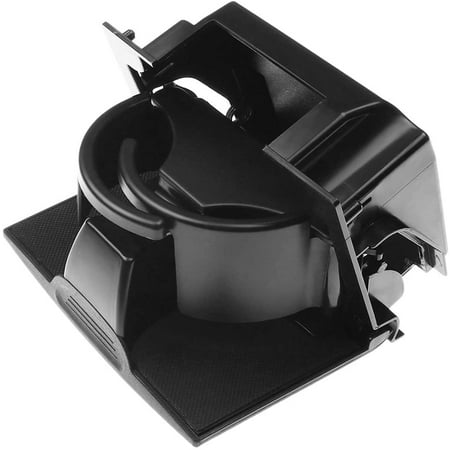 A-Premium Black Drink Cup Holder Rear Center Console Compatible with Nissan Pathfinder 2005-2012 Xterra 2005-2015 Frontier 2005-2019
