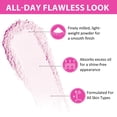 thumbnail image 4 of Loose Setting Powder Lightweight Matte Finish Rice Powder Makeup for Oil Control & Long Lasting Flawless Finish 24g, Pink(2Pack), 4 of 12