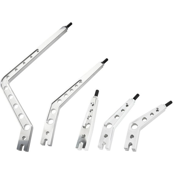 Machined Billet Aluminum Shift Lever, With Holes, 6 Inch