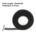 thumbnail image 3 of Unique Bargains 5pcs 50mmx15m 49.2ft Automotive Wiring Harness Cloth Tape for Car Electrical Wrap Protection Insulation Cable Fixed, 3 of 7