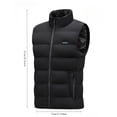 thumbnail image 2 of 23 Zones Heated Vest for Men Women 2 Temperature Settings Sleeveless Stand Up Collar USB Electric Warm Vest for Outdoor Hunting Hiking, 2 of 8