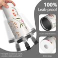 thumbnail image 2 of Floral 30oz Handheld Travel Tumbler with Handle – Double Wall Stainless Steel Insulated Cup, Flip Straw Lid, Leak-Proof & BPA-Free, Durable Hot & Cold Drink Mug,Thanksgiving, Xmas, Spring ,Flower, 2 of 6