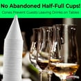 thumbnail image 2 of Eco-Friendly Small White Paper Cone Cups 1000Pk. Wax Free Dispenser Cups for Shaved Ice, Office Water Coolers, Sports Teams or Fundraisers. Disposable Craft Funnels for Oil or Protein Powder Drinks, 2 of 4