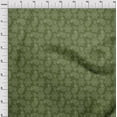thumbnail image 4 of oneOone Georgette Viscose Dark Green Fabric Floral Craft Projects Decor Fabric Printed By The Yard 42 Inch Wide, 4 of 4