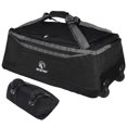 thumbnail image 1 of Bolsa de viaje REDCAMP plegable con ruedas 140L negra 92x40x38 cm, 1 of 8