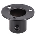 thumbnail image 3 of 2Pc 19-32Mm Steel Wardrobe Bracket Flange Rail Rod Pole Socket End Support Decor, 3 of 9